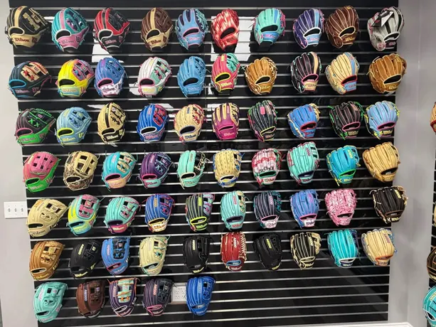 Wall of Wilson gloves